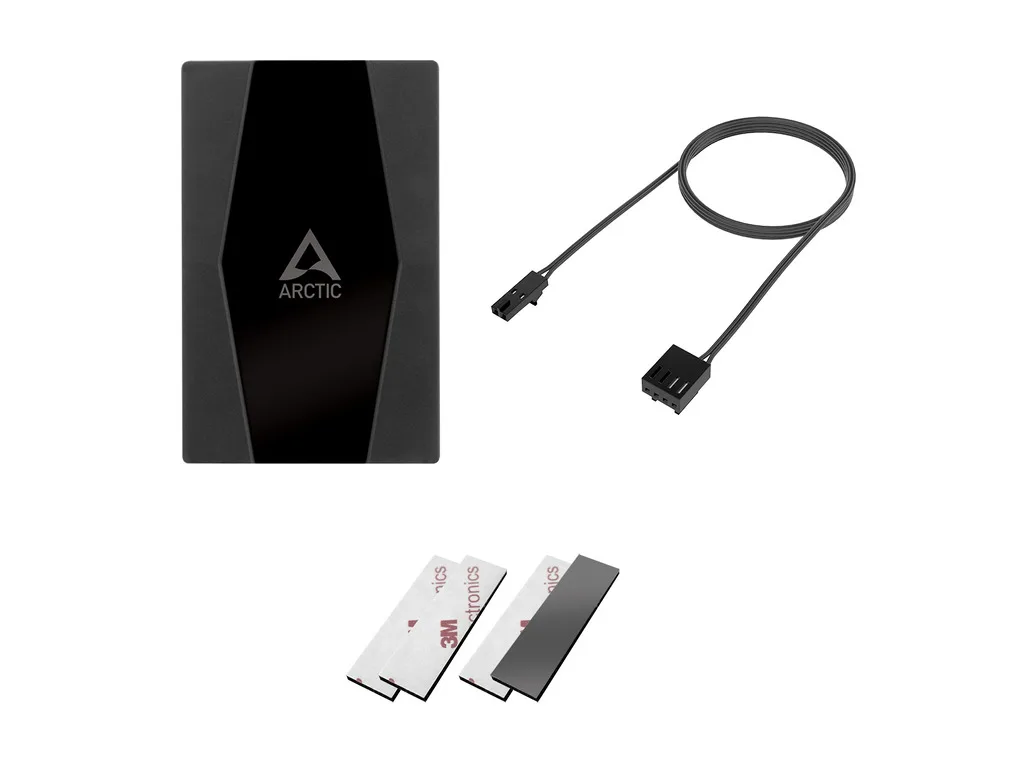 Arctic case fan hub 10 port PWM fan hub, SATA power - slika 2