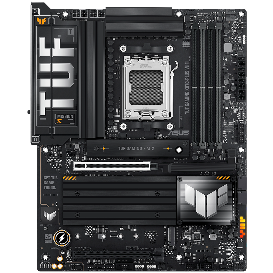 ASUS MB TUF GAMING X870-PLUS WWIFI, X870, AM5; 4xDDR54x M.2; 2x SATA,HDMI,10x USB, RAID,ATX - slika 6