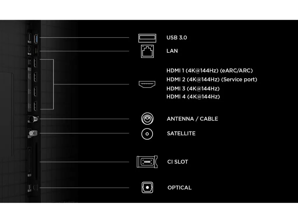 TCL 75"C8L 4K SQD-Mini LED;UHD 144Hz/288Hz FHD Google TV;B&O, 2584 zones, 5500 nits; Zeroborder - slika 2