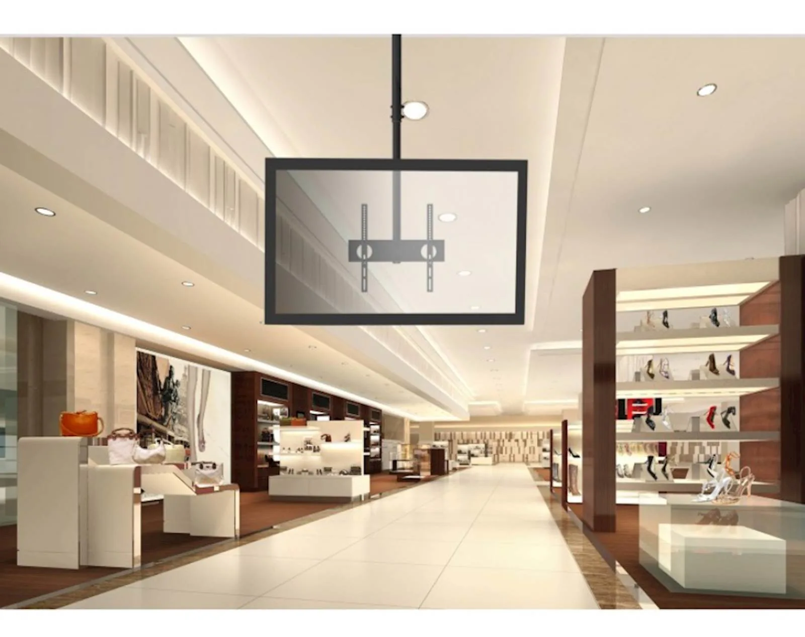 Nosač REFLECTA za TV PALLAS L  for inclined ceilings; 1050-1560mm; inclinable -15°, max load 50kg - slika 2