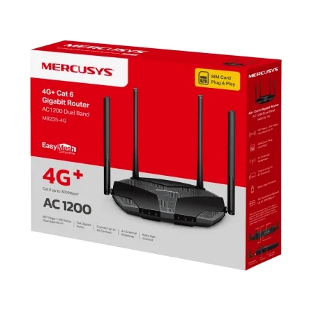 Mercusys MB235 AC1200 4G+ Cat6 Wireless Dual Band Router - slika 4