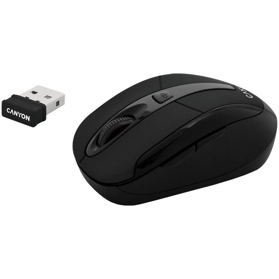 CANYON mouse MSO-W6 Wireless Black - slika 4