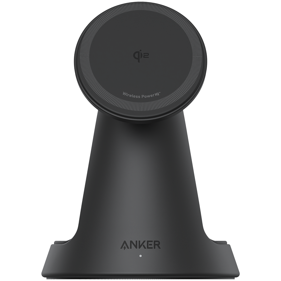 Anker MagGo Wireless Charging Station (3-in-1, Dock Stand) cable and charger bundle Black