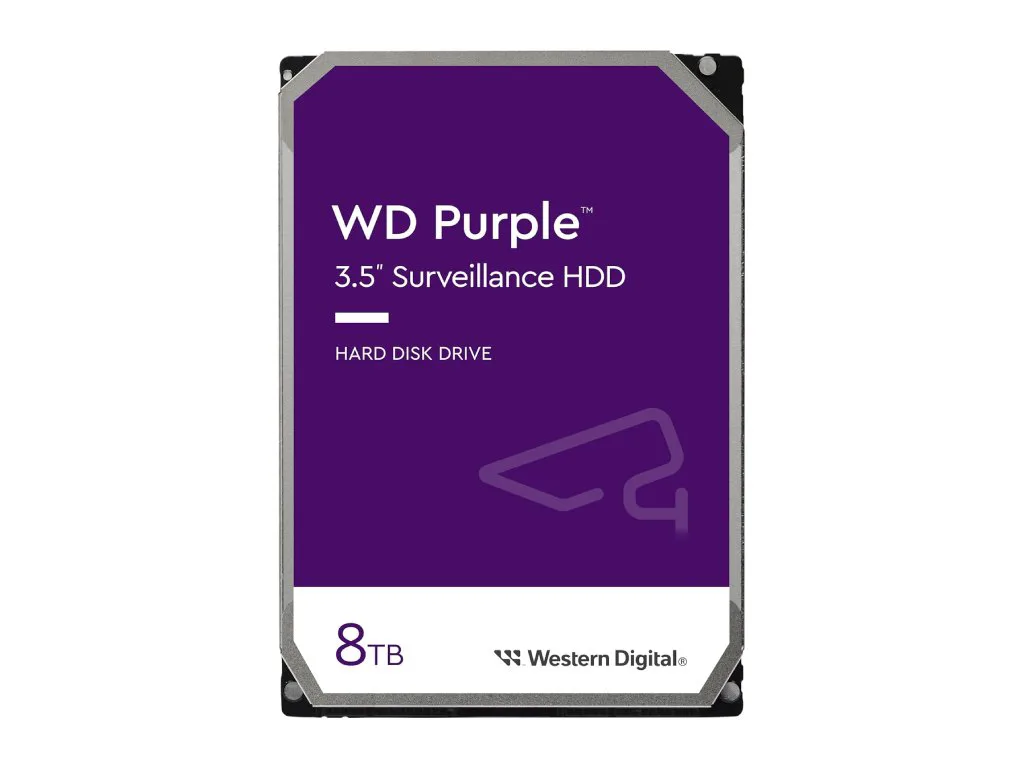 HDD Video Surveillance WD Purple 8TB CMR, 3.5'', 256MB, 5640 RPM, SATA, TBW: 180 - slika 2