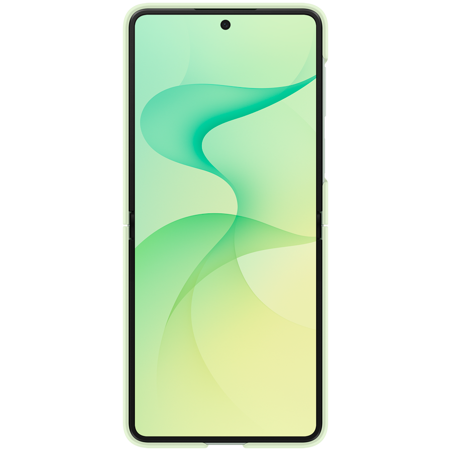 Samsung Galaxy Flip8 Silicone Ring Magnet Case Green - slika 3