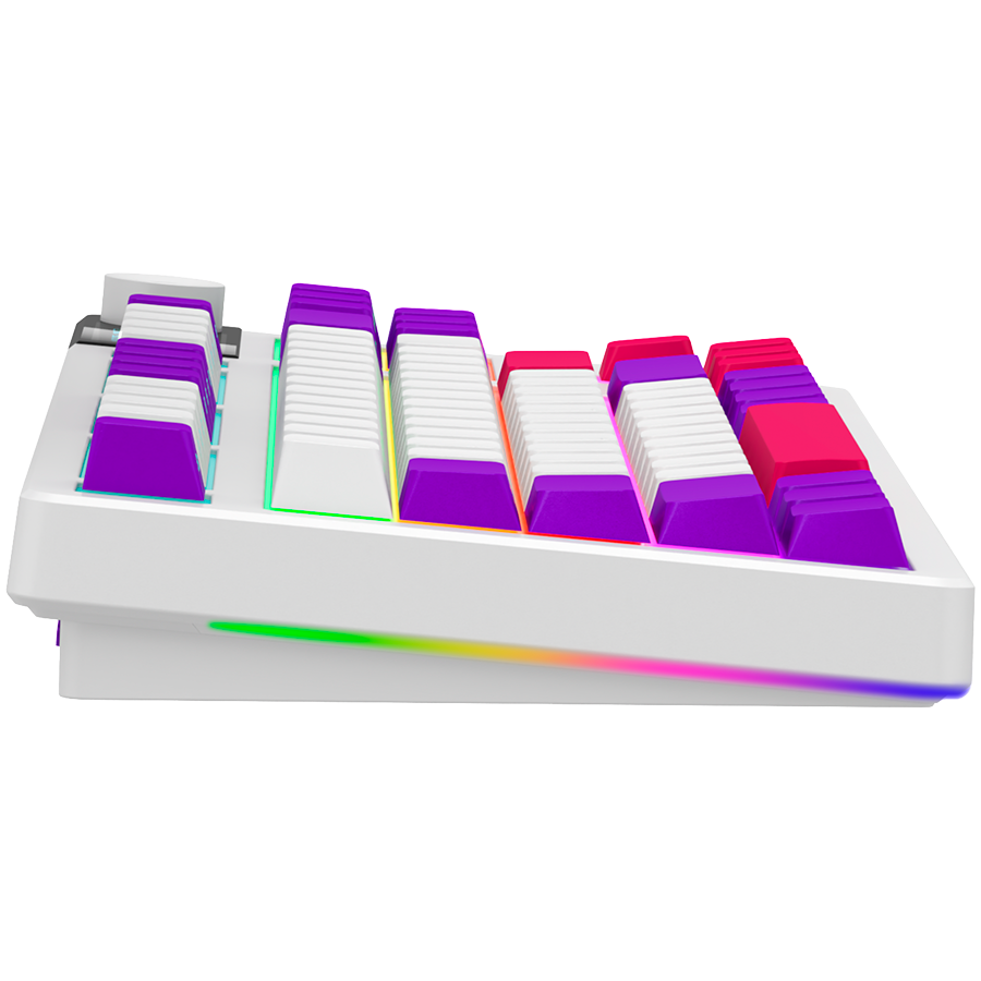 LORGAR KBP70TKLW, Wireless TKL Mechanical Gaming Keyboard Pro, White, EN layout - slika 4