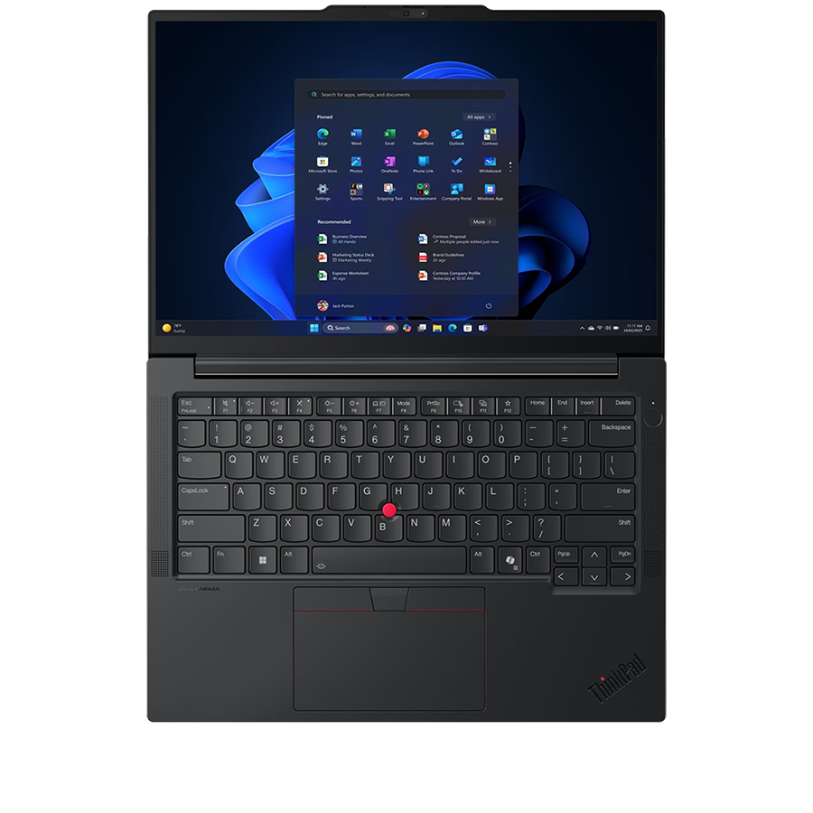 ThinkPad E14 Gen 7, 14" (1920 x 1200) AG, Intel Core 5 210H, 8C up to 3.6GHz, 16GB DDR5, 1TB SSD M.2 PCIe, Cam + Mic, 2x USB 3.2, 1x USB-C, 1x USB-C THB 4, HDMI, Backlit KB, 64Wh, Win 11 Home, 3Yr - slika 5