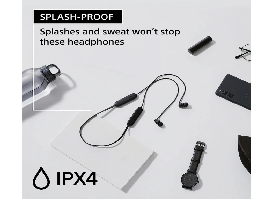 Sony slusalice WIC100, crnein-Ear; Bluetooth; sa mikrofon - slika 6