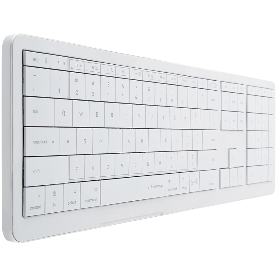 CLEVETURA CLVX 1 Touch-On-Keys AI Bežična Tipkovnica, ANSI US Mac raspored, Aluminijsko kućište, Interaktivni RGB, podrška za Mac/iPad/AppleTV/PC - slika 2