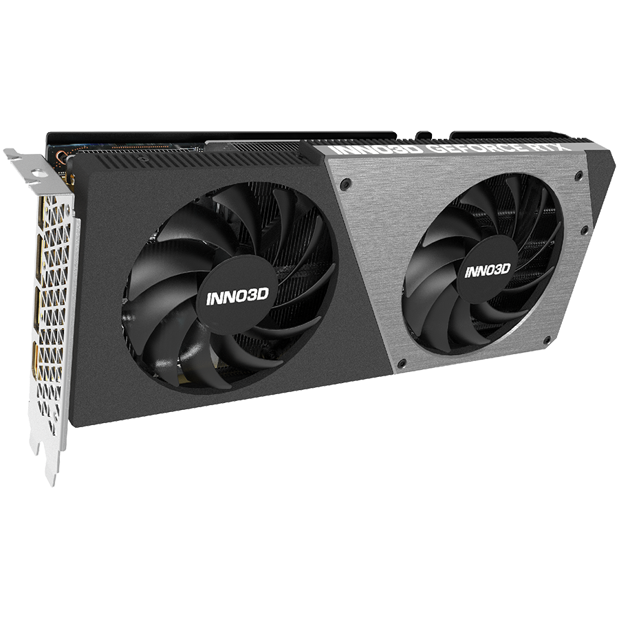 INNO3D NVIDIA GEFORCE RTX 4070 TWIN X2 12GB GDDR6X 192bit, 2475 MHz / 21Gbps, 3x DP, 1x HDMI, 2x Fan, 2 slot - slika 2