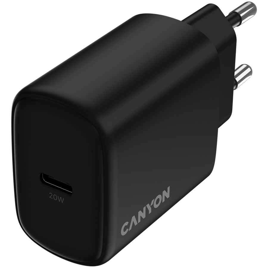 CANYON charger OnCharge 200 20W 1xPD EU Black - slika 4
