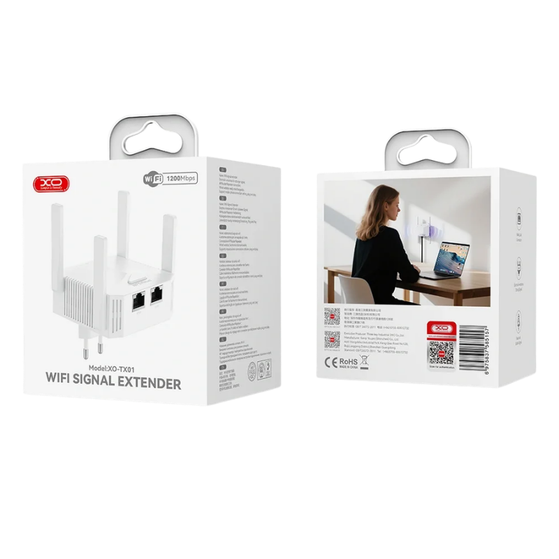 XO TX01 1200M Repeater+100M Router 2u1 - slika 2