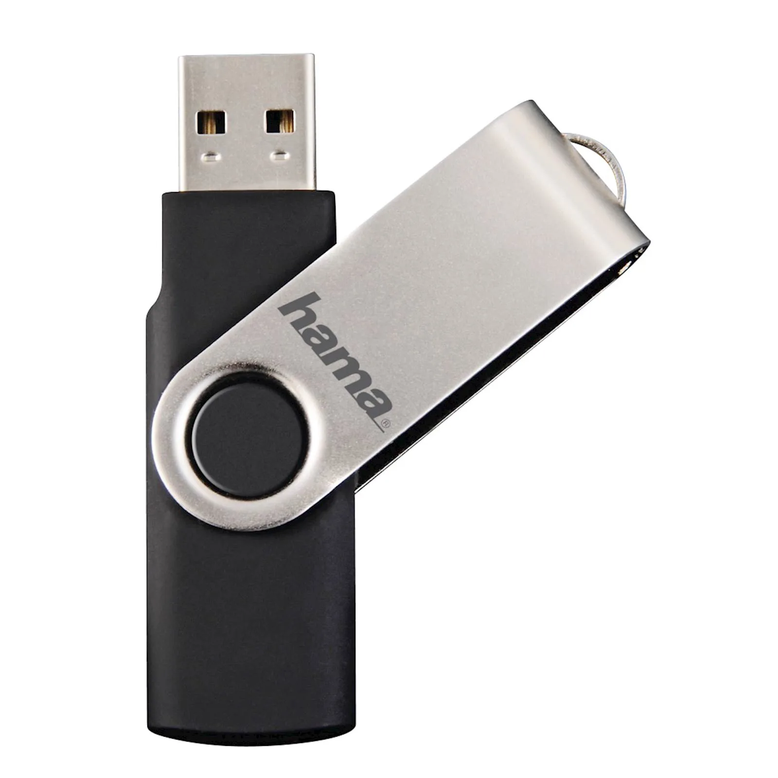 USB HAMA ROTATE 2.0 32GB, 10MB/s black/silver - slika 5