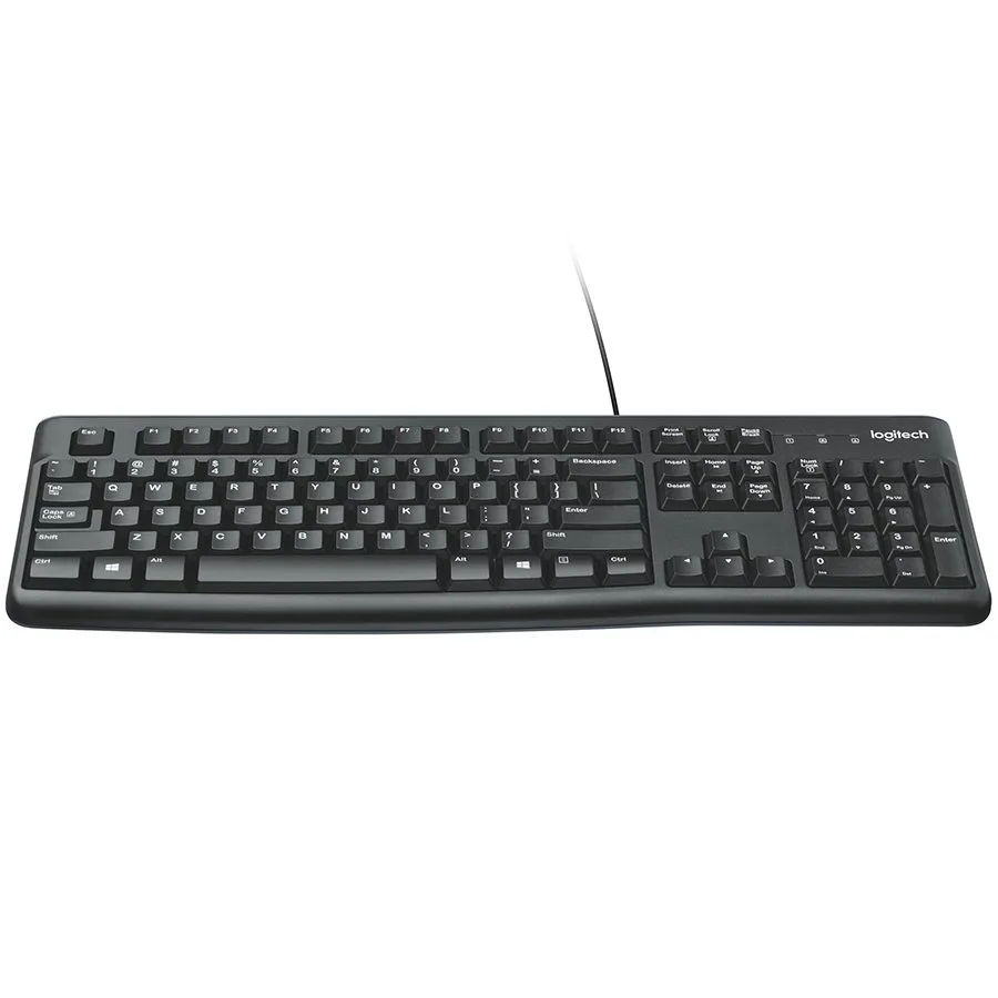 LOGITECH Corded Keyboard K120 - Business EMEA - Croatian layout - BLACK - slika 3
