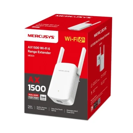 Mercusys ME60X 1500Mbps WiFi 6 Wireless Range Extender - slika 3