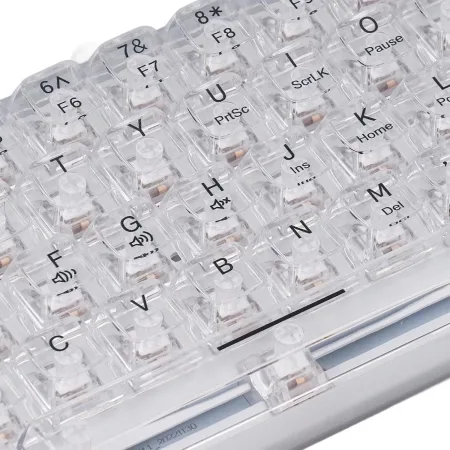 JITE Gaming Mehanička Tastatura G-61 RGB Wireless Transparent - slika 2
