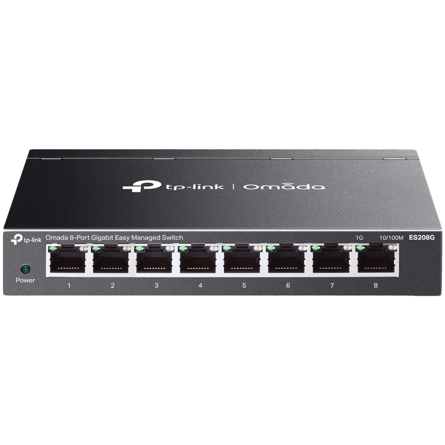 Switch TP-Link Omada 8-Port Gigabit Easy Managed ES208G - slika 6