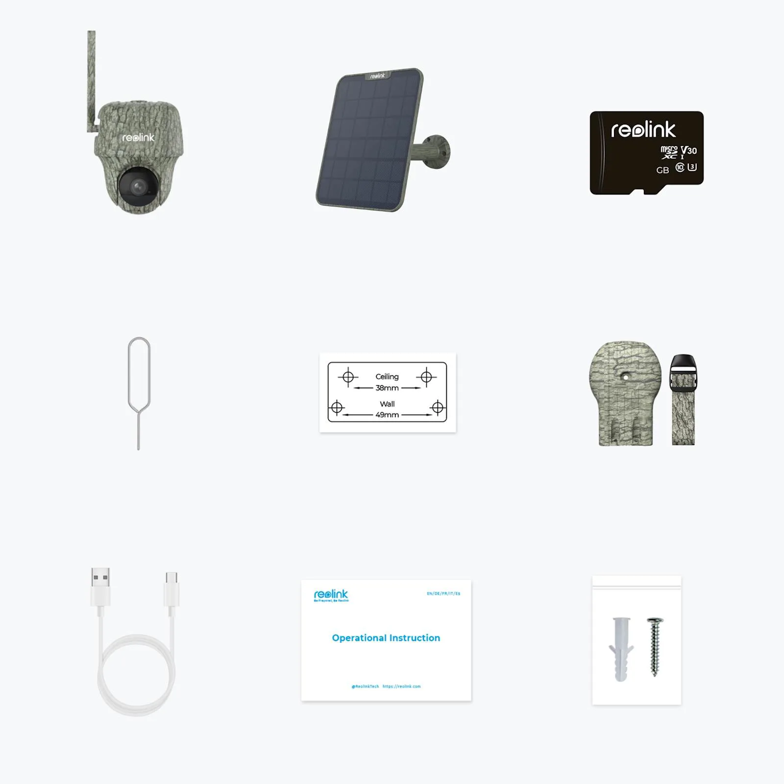 IP kamera Reolink GO serija G450 4K, vanjska, maskirna, baterija, 4G LTE, 360° + solarni panel - slika 2