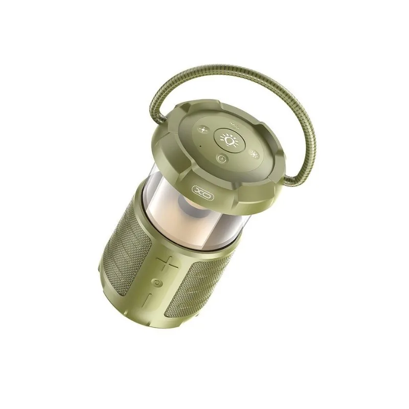 Bluetooth zvucnik XO F49 + kamping lampa 15W 2600mAh Green - slika 2