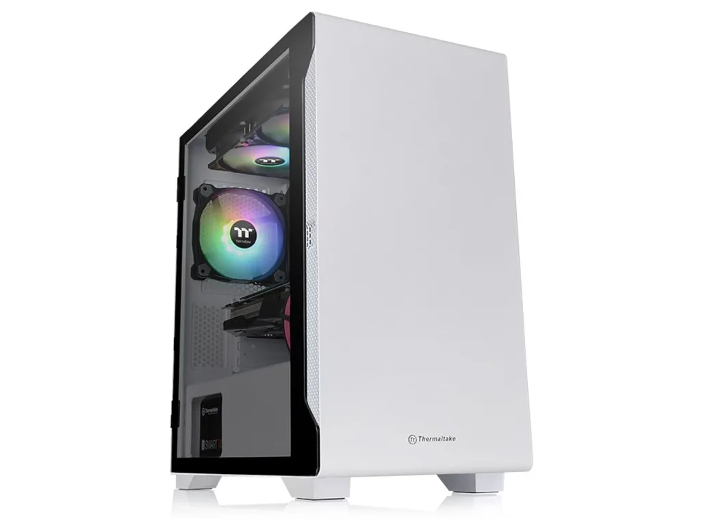 Thermaltake S100 White Micro Micro case, tempered glass, 1x 120mm fan - slika 3