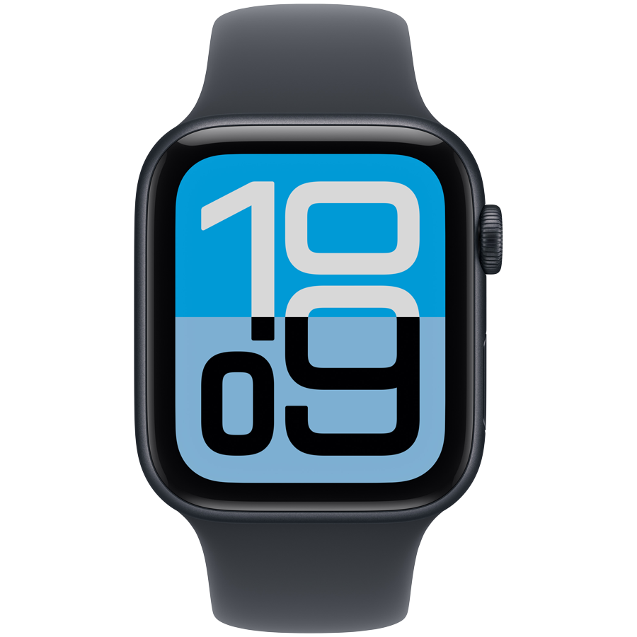 Apple Watch SE 3 GPS 44mm Midnight Aluminium Case with Midnight Sport Band - M/L,Model A3325 - slika 2