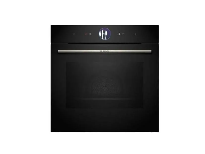 BOSCH pećnica Serie 8|CRNA, Dodavanje PARE, AirFryer, A+, AutoOFF, Glasnovne naredbe, HomeConnect