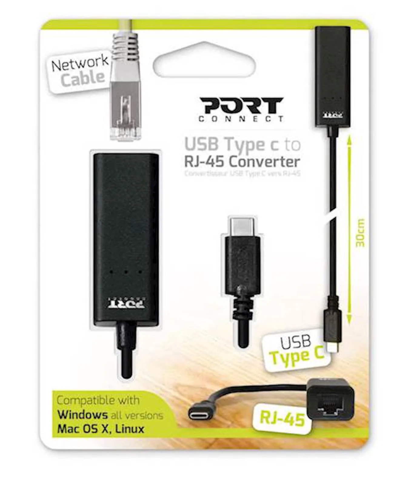 Adapter PORT USB-C na RJ-45 - slika 2