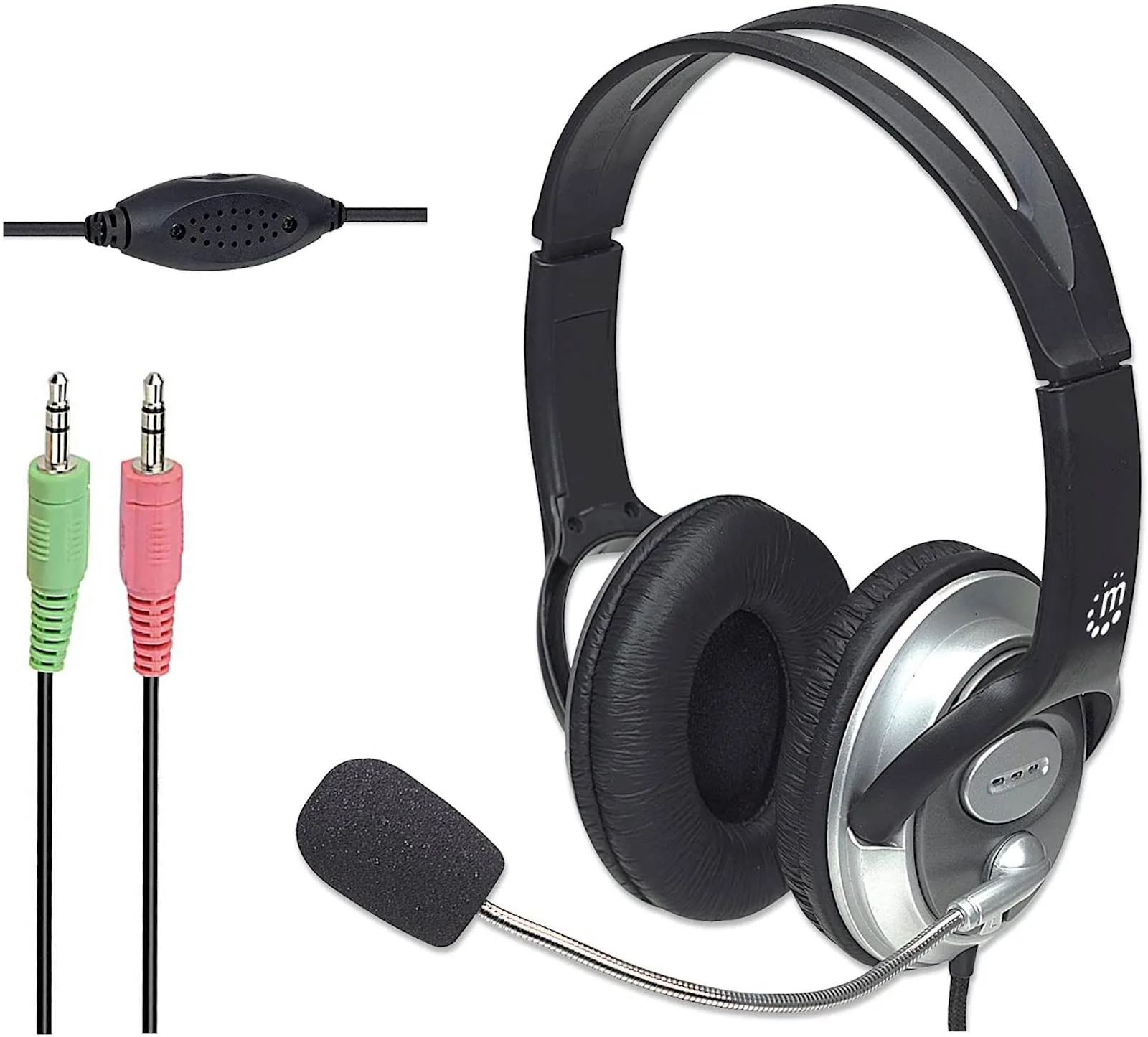 SLUŠALICE MANHATTAN STEREO SA MIKROFONOM ŽIČNE - slika 2