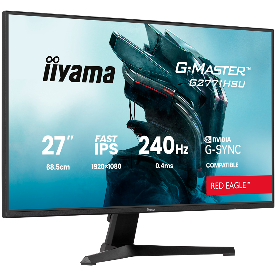27 Fast IPS Gaming, G-Master Red Eagle, G-SYNC Compatible, 1920x1080 240Hz,2x HDMI, DisplayPort, 0.4ms MPRT, Speakers, USB HUB 1x3.2 1xC, Black Tuner - slika 2