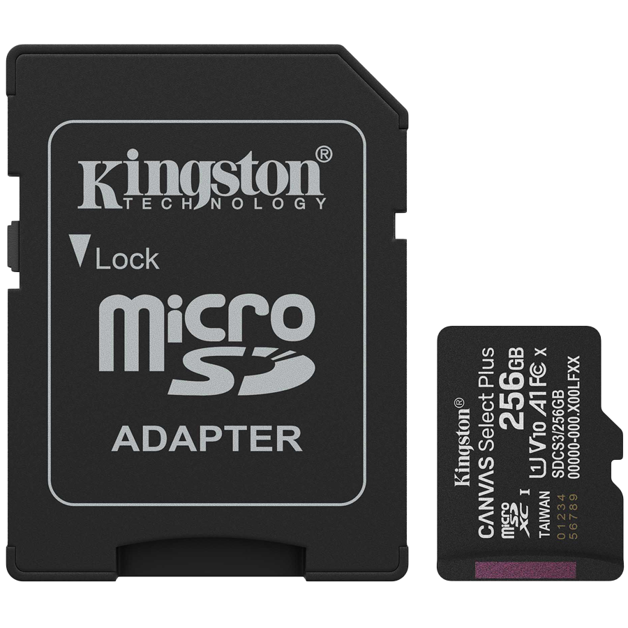 Kingston microSD 256GB Class10Canvas Select Plus150MBs Read,Class 10 UHS-I - slika 2