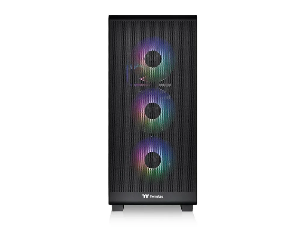 Thermaltake S250 TG ARGBMid tower case, tempered glass4x CT120 ARGB Sync Fans,Mesh front panel - slika 2
