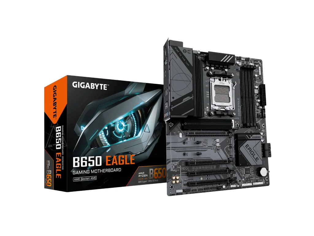 Gigabyte MB B650 EagleAM5; 4xDDR5; up to 256GB,(up to 7600MHz); 4x SATA,3xM.2, DP, HDMI - slika 5