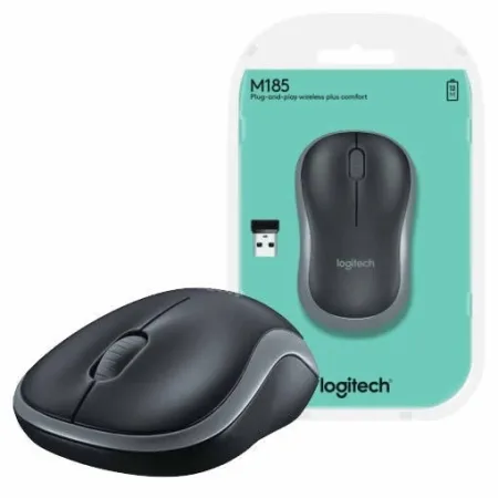 Logitech Miš M185 Wireless Swift Grey - slika 3