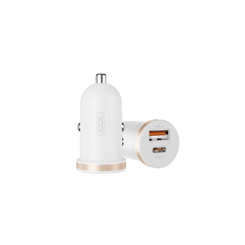 Auto punjac XO CC56 30W USB+Type C+kabal type-C Bijeli - slika 4
