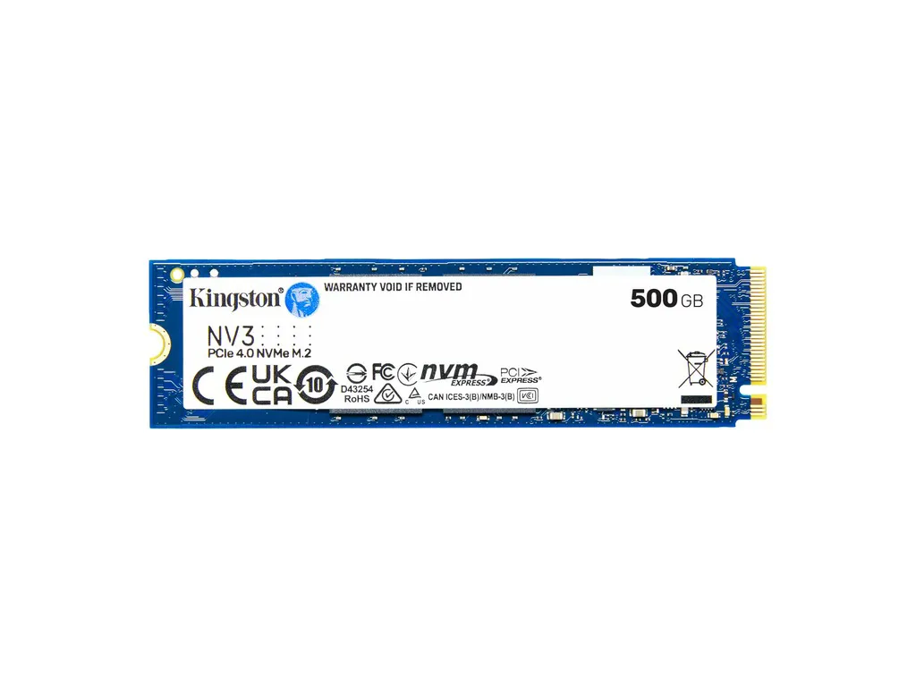 Kingston SSD 500GB NV3NVMe PCIe Gen 4.0x4R/W : 5000/3000MB/s - slika 2