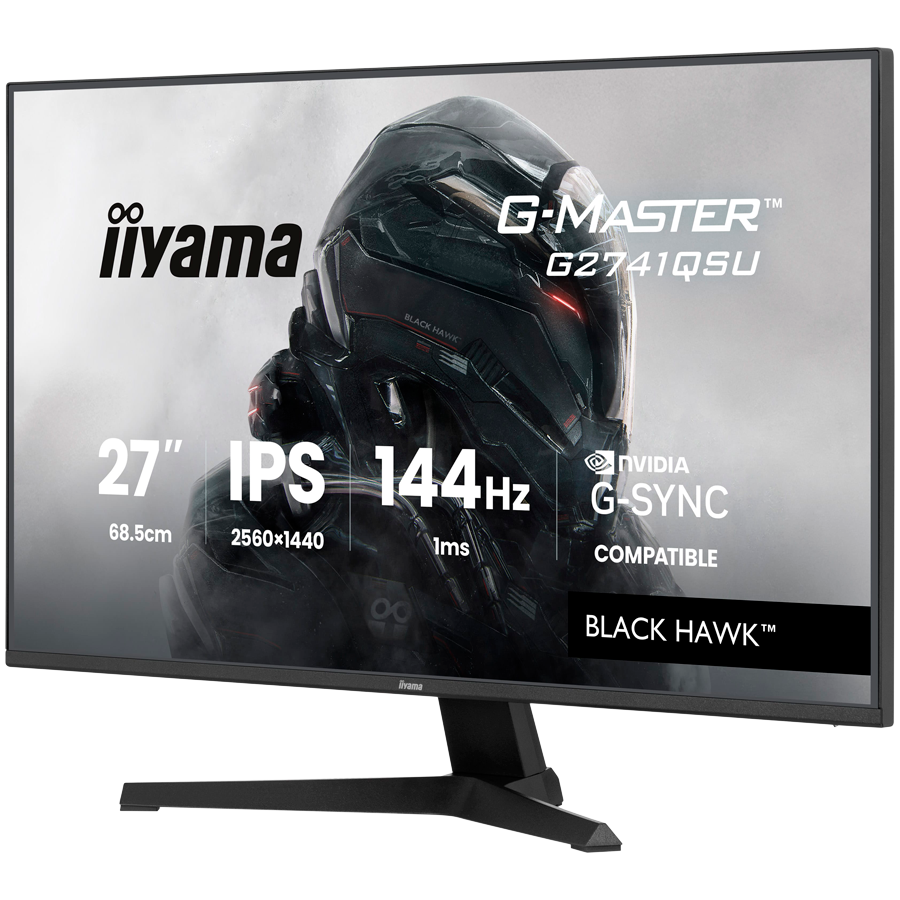 27 IPS Gaming, G-Master Black Hawk, G-SYNC Compatible, 2560x1440 144Hz, HDMI, DisplayPort, 1ms MPRT, Adaptive Sync, Speakers, USB 2x 2.0, Black Tuner - slika 3