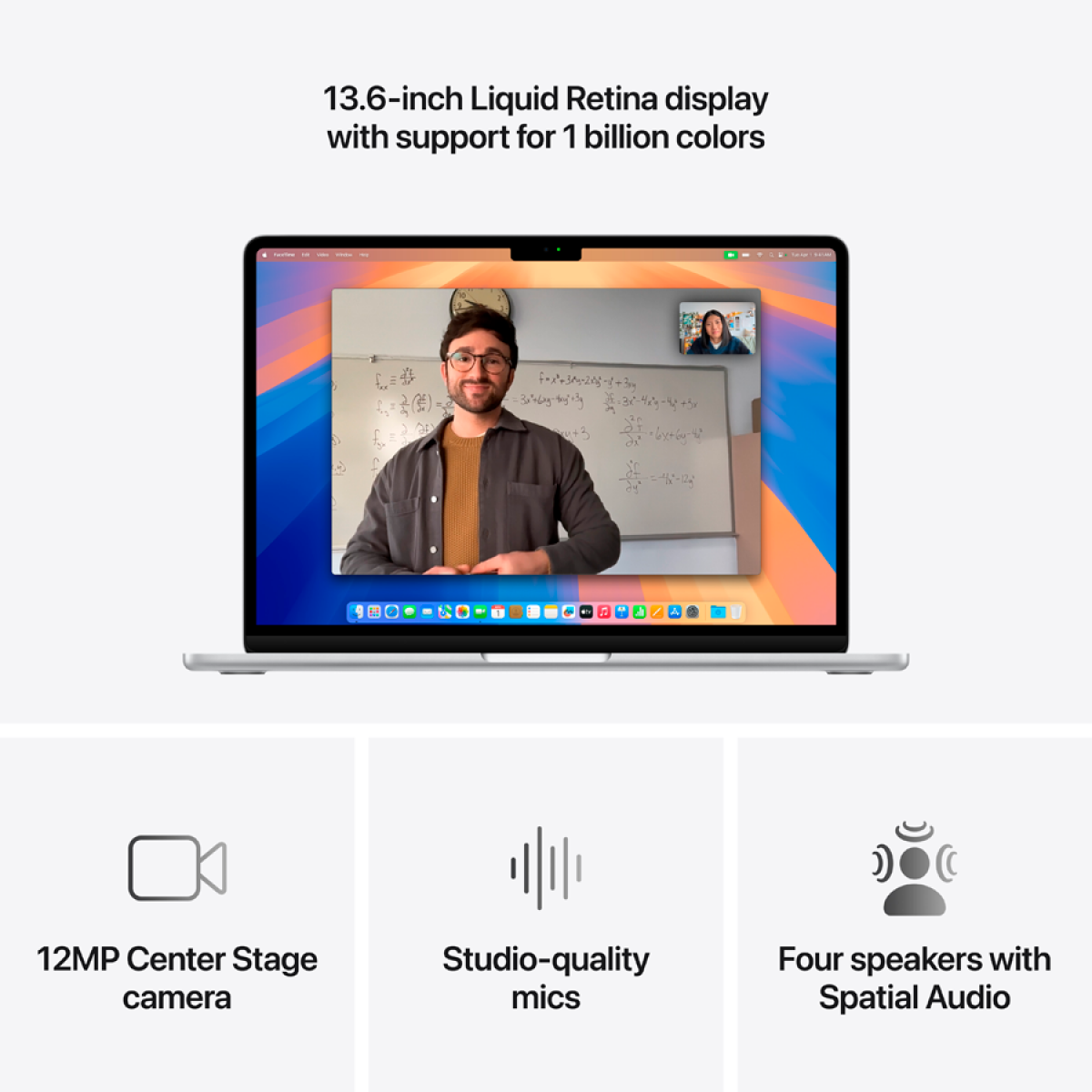 MacBook Air 13-inch,Silver,Model A3240,M4 CHIP WITH 10C CPU, 8C GPU,16GB unified memory,30W USB-C Power Adapter,256GB SSD storage,Two Thunderbolt 4 Ports,Touch ID,Liquid Retina display,Force Touch Tra - slika 7