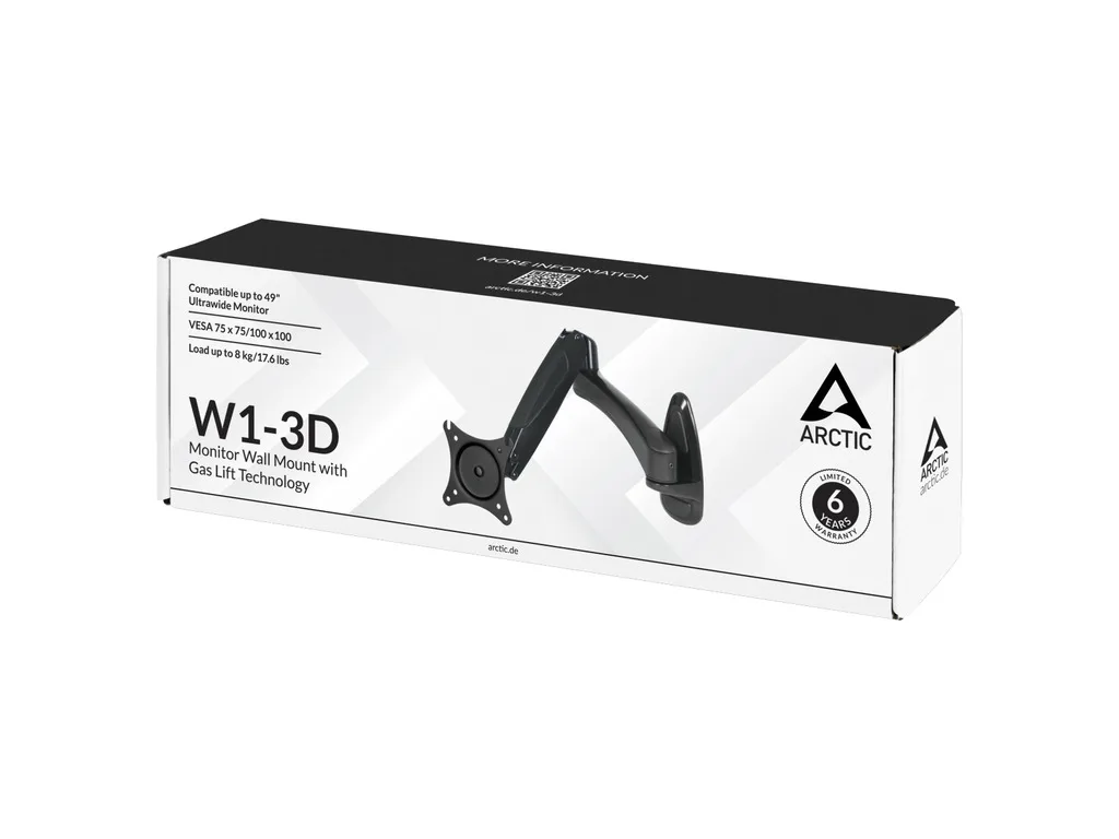 Arctic W1-3D gas springmonitor wall mount - slika 2