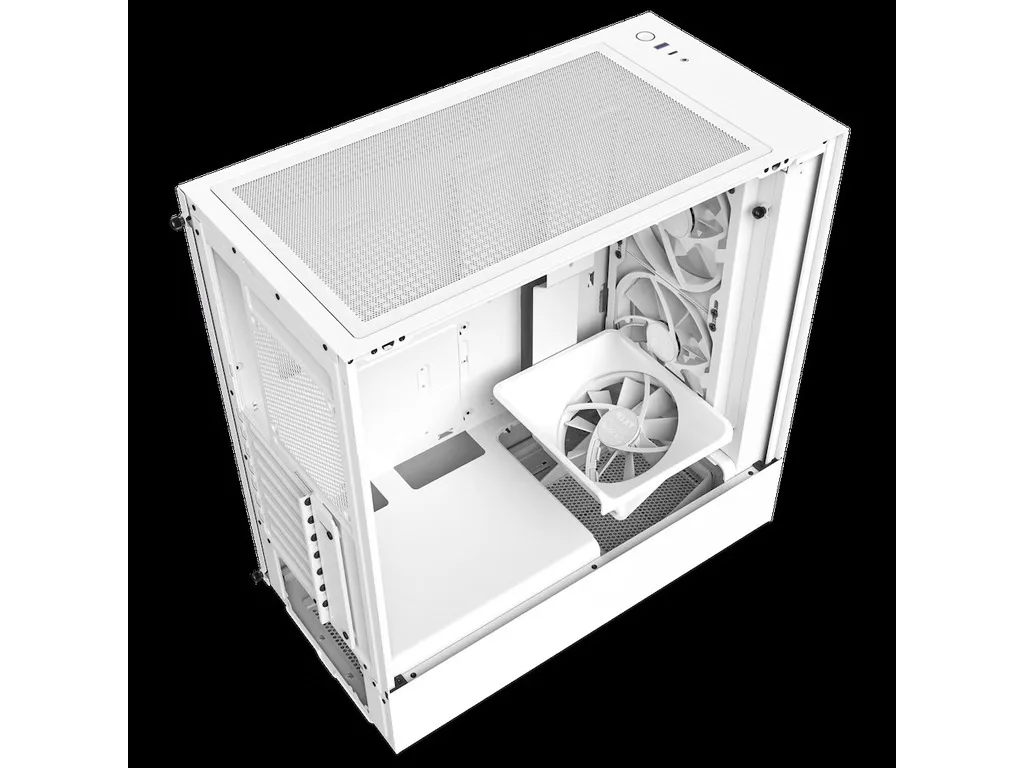 NZXT CASE H5 ELITE WHITE Mini-ITX, Micro-ATX, ATX Mid-Tower, 3x Fans - slika 3