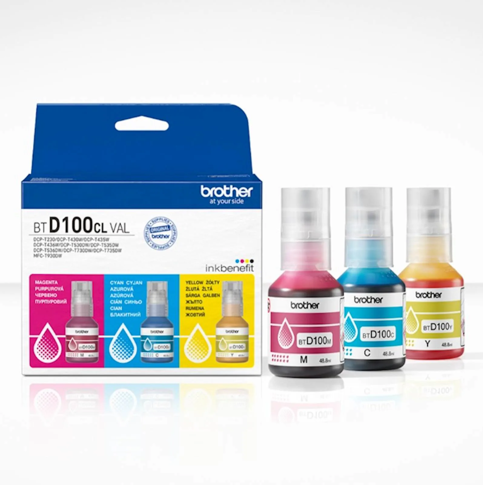 Tinte BROTHER BTD100CLVAL - slika 3