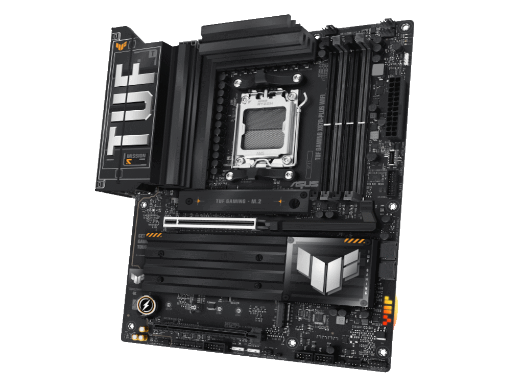 ASUS MB TUF GAMING X870-PLUS WWIFI, X870, AM5; 4xDDR54x M.2; 2x SATA,HDMI,10x USB, RAID,ATX - slika 2