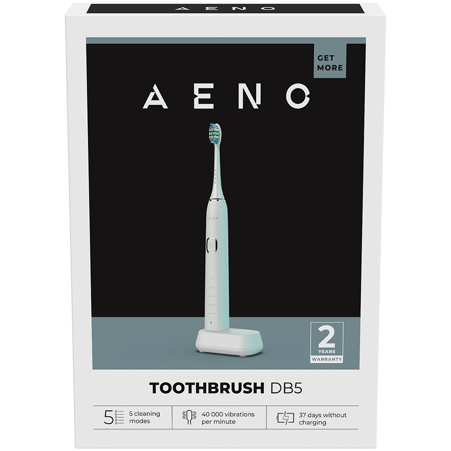AENO Sonic Electric Toothbrush DB5: White, 5 modes, wireless charging, 46000rpm, 40 days without charging, IPX7 - slika 4