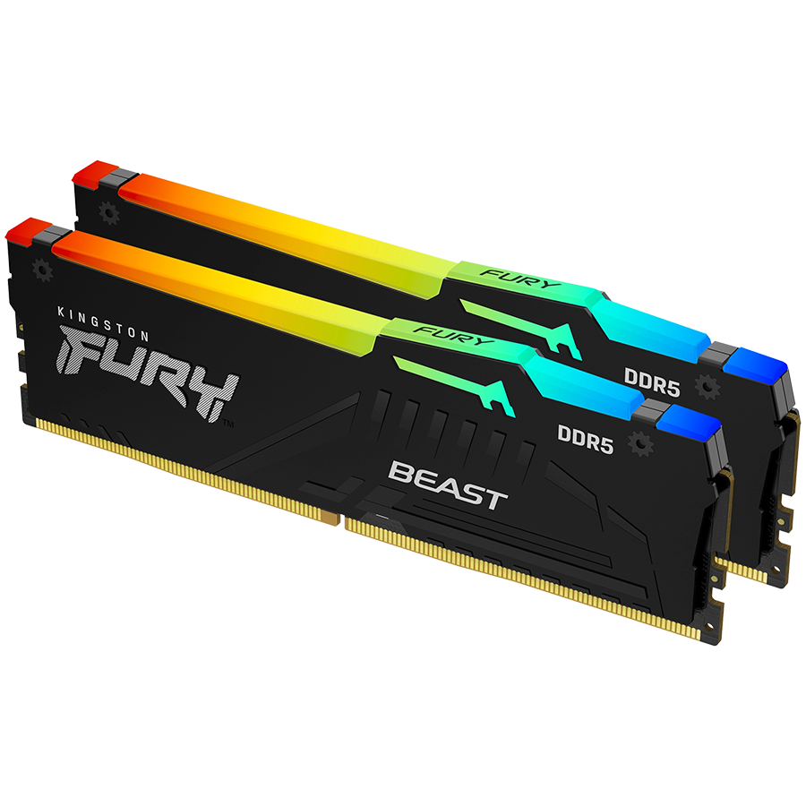 Kingston 32GB 5600MHz DDR5 RGBFury Beast (2x16), CL36, EXPO - slika 2