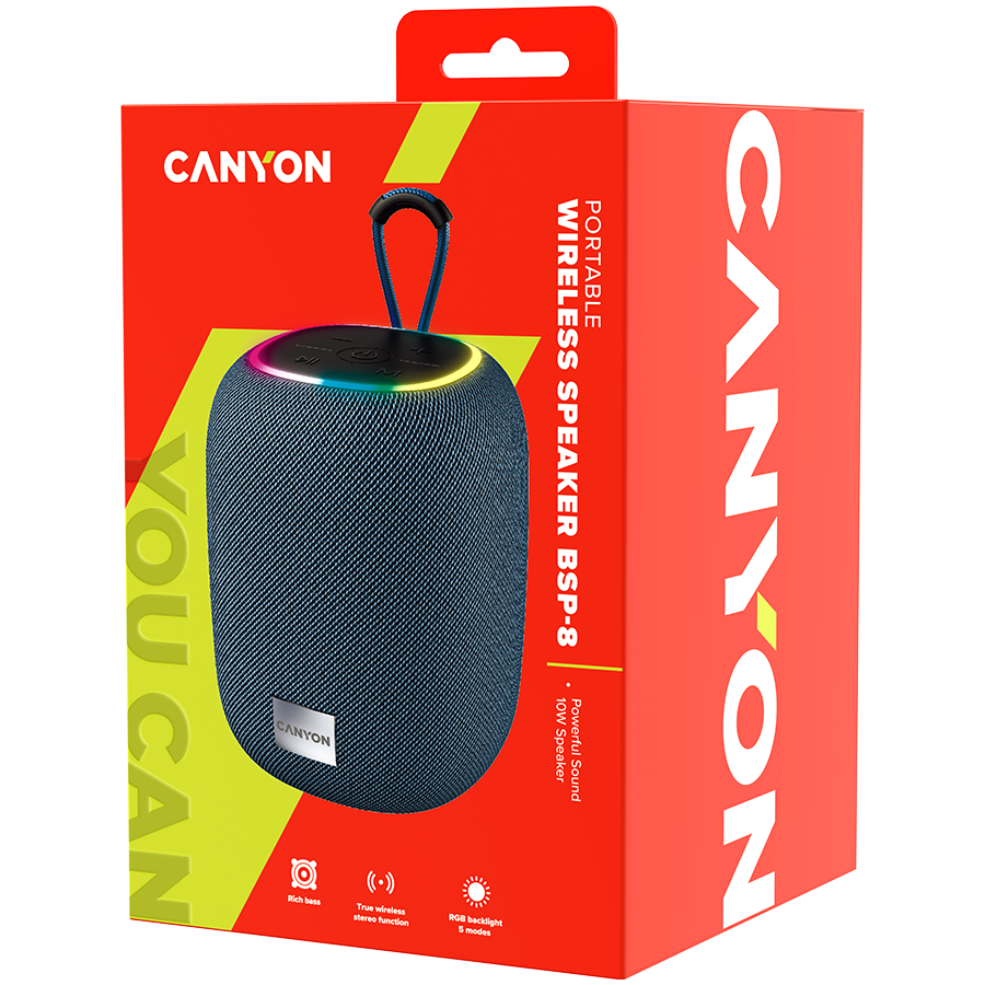 CANYON speaker BSP-8 10W Gray - slika 4