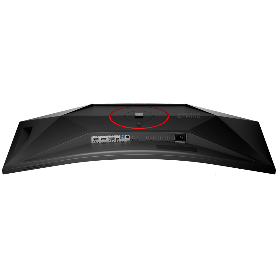 AOC Monitor Gaming CU34G4CA Curved 34", UWQHD (3440x1440), Fast VA, 1500R, 180Hz, 1ms (GtG), 450cd/m2, 3000:1, Adaptive Sync, HDR400, USB hub, 1x USB-C (DP Alt mode, PD 90W), 2x HDMI 2.0, 1x DP 1.4, K - slika 5