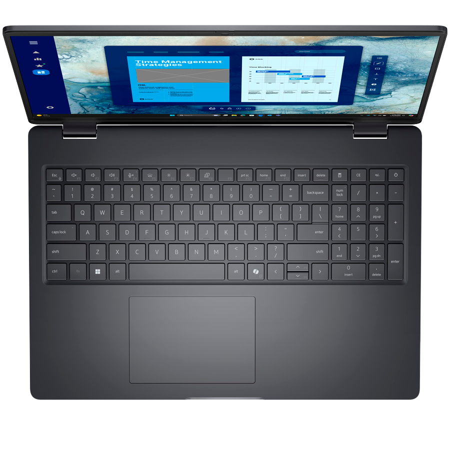 Dell Pro 16 PC16250, 16" FHD+ (1920x1200), Intel Core 5 120U, 1x 16GB DDR5, M.2 512GB SSD, Intg GPU, Wi-Fi 6E, BT 5.3, 2x USB 3.2, 1x USB-C 3.2, 1x USB-C THB 4, HDMI, RJ-45, FgrPr, Backlit KB, 55Wh, U - slika 5