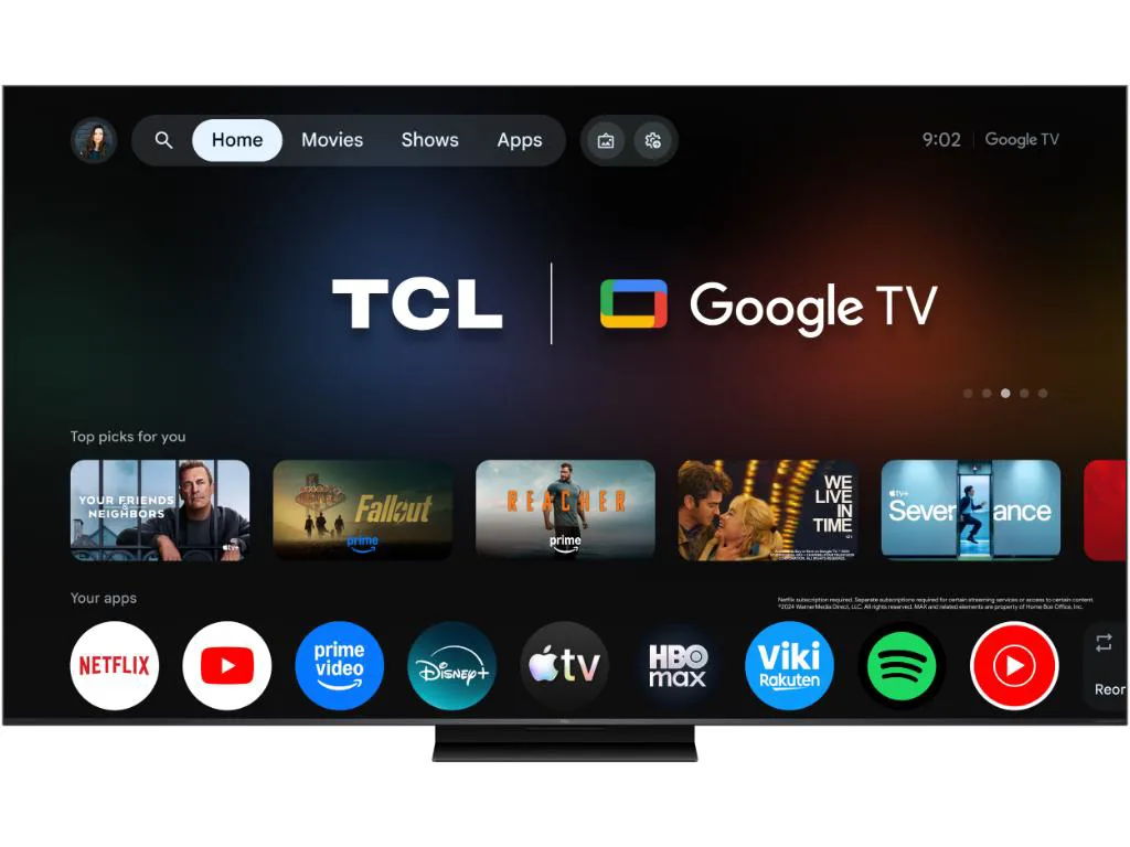 TCL 75"C7L 4K SQD-Mini LED;UHD 144Hz/288Hz FHD Google TV;B&O, 1352 zones, 3000 nits - slika 5