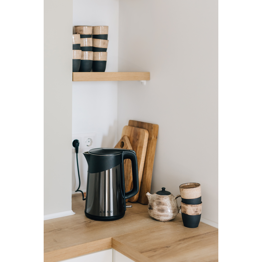 AENO Electric Kettle EK3: 1850-2200W, 1.7L, Strix, Double-walls, Non-heating body, Auto Power Off, Dry tank Protection - slika 6