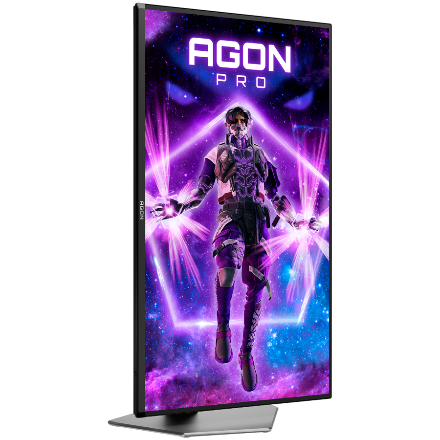 AOC Agon PRO AG326UD 31.5" QD-OLED Gaming Monitor, 4K UHD 3840x2160, 165Hz, 0.03ms, DisplayHDR 400, Adaptive Sync, G-Sync Compatible, 2x HDMI 2.1, 1x DP 1.4, USB hub, Full Ergo, Speakers - slika 2