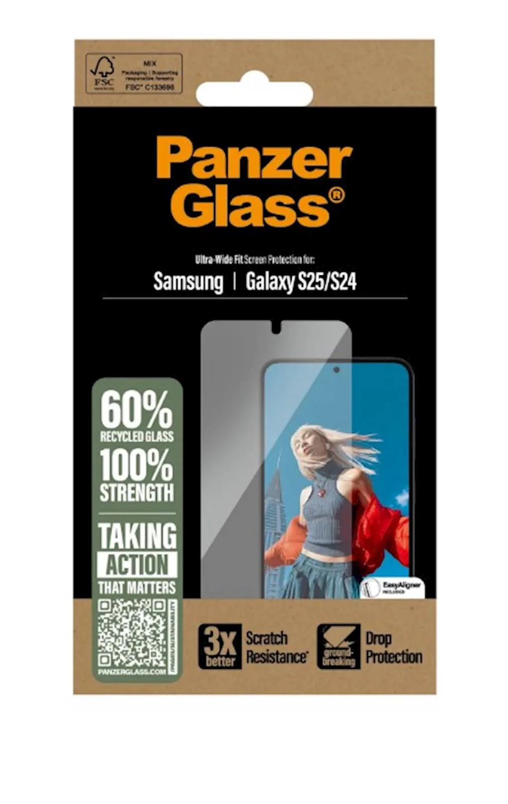 Zaštitno staklo PanzerGlass Galaxy S25 - slika 2